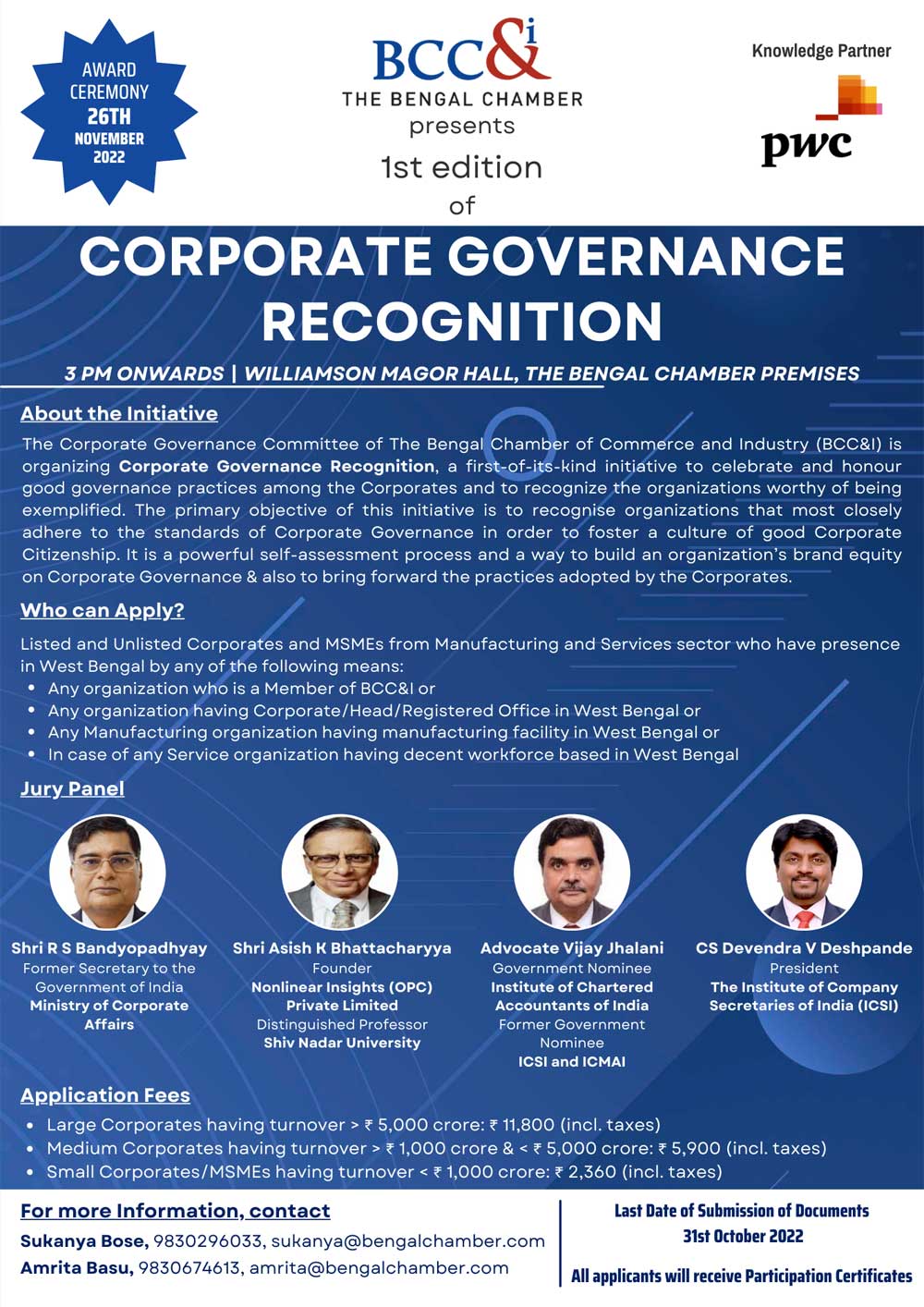Corporate Governance Recognition
